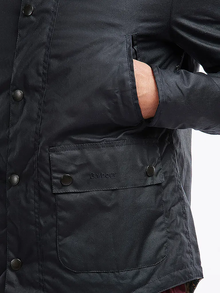 BARBOUR | Giacca REELIN WAX | Blu scuro