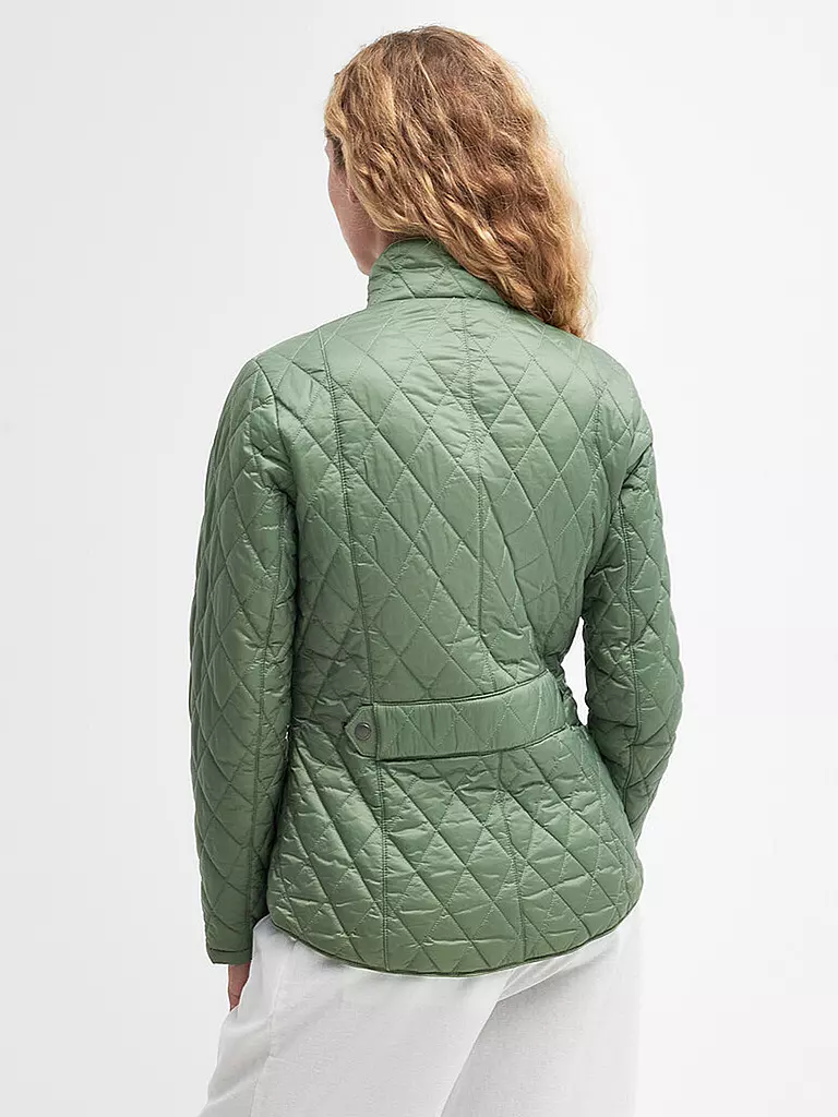BARBOUR | Giacca trapuntata FLYWEIGHT CAVALRY | Verde chiaro