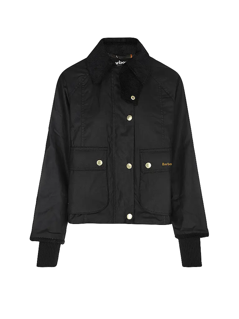 BARBOUR | Giacca trapuntata leggera BEADNELL WAX JACKET | Nero