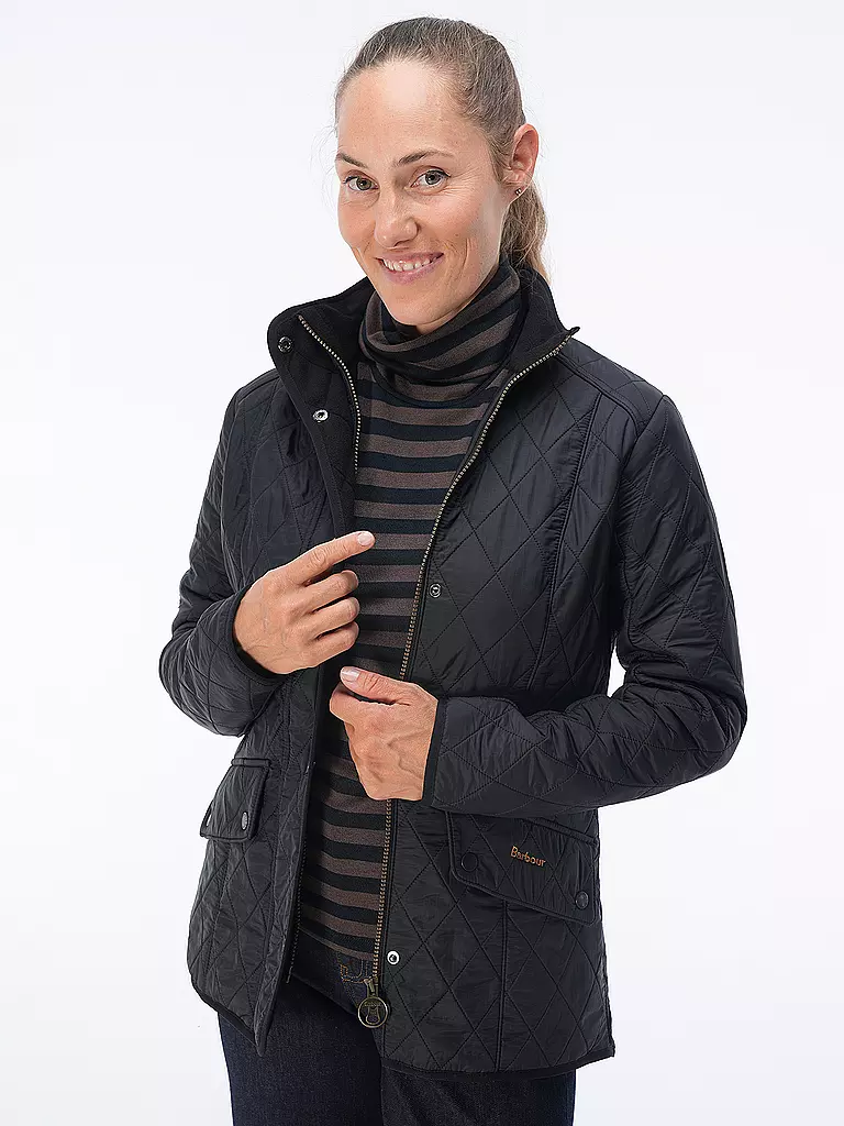 BARBOUR | Giacca trapuntata leggera CAVALRY POLARQULIT | Nero