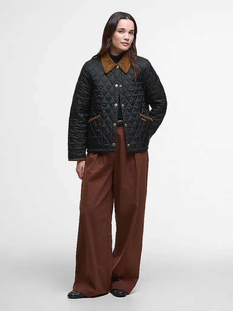 BARBOUR | Giacca trapuntata leggera LIDDESDALE | Nero