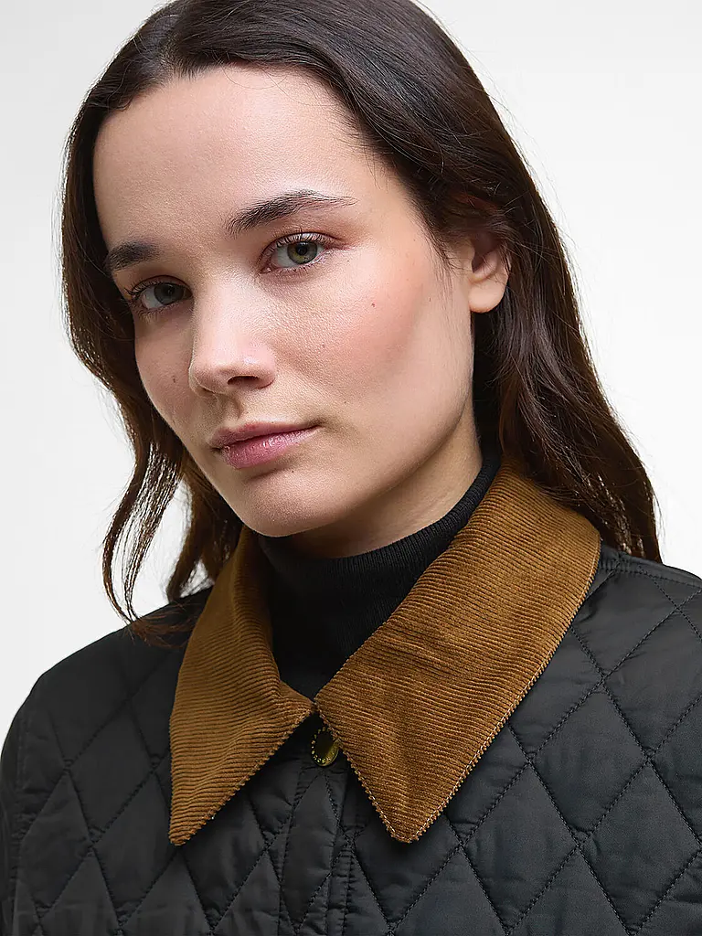 BARBOUR | Giacca trapuntata leggera LIDDESDALE | Nero
