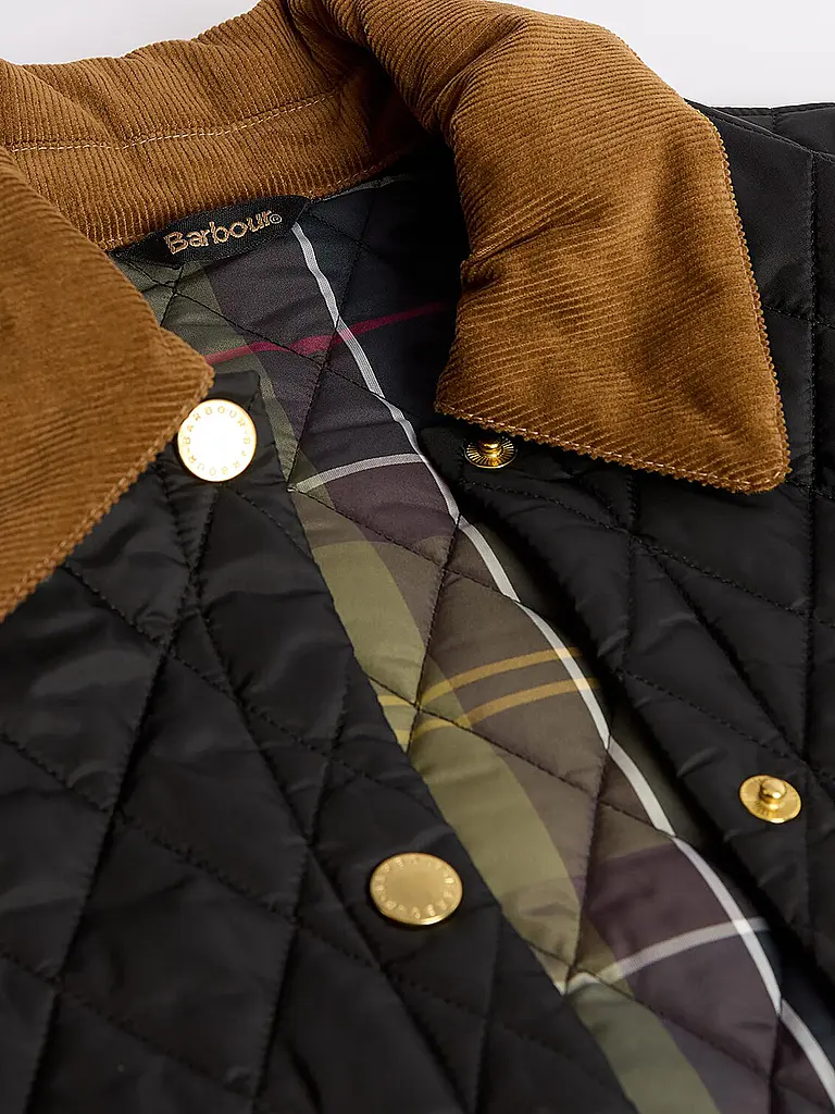 BARBOUR | Giacca trapuntata leggera LIDDESDALE | Nero