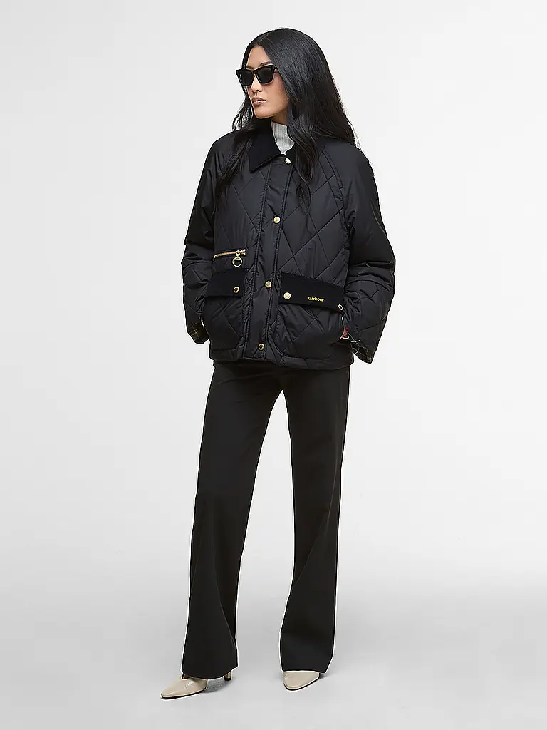 BARBOUR | Giacca trapuntata leggera MARTHA | Nero