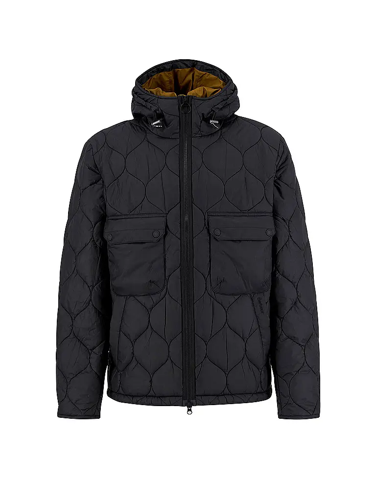 BARBOUR | Giacca trapuntata leggera RE-ENGINEERED | Nero