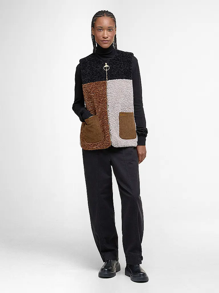 BARBOUR | Gilet in pelliccia sintetica CATHY | Beige