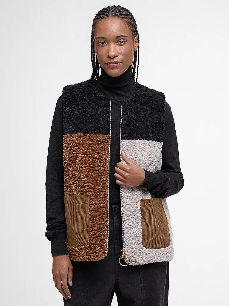 BARBOUR | Gilet in pelliccia sintetica CATHY | Beige