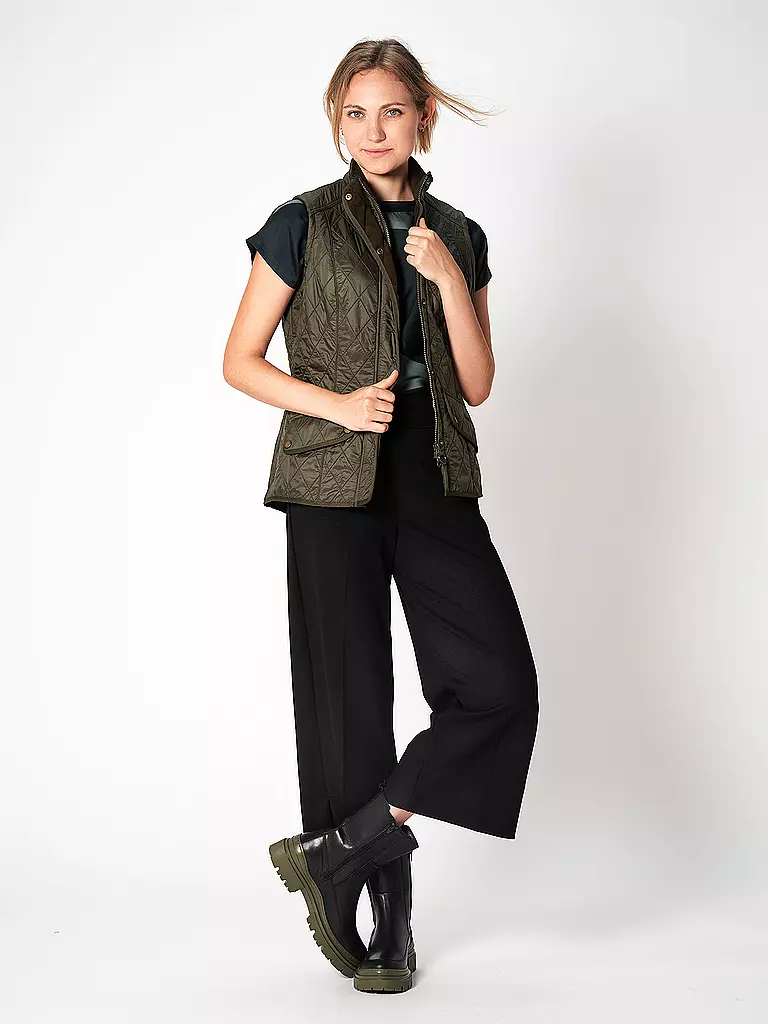 BARBOUR | Gilet trapuntato CAVALRY | Oliva