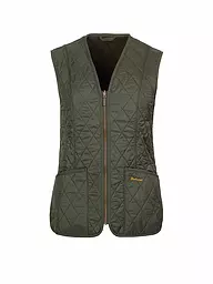 BARBOUR | Gilet trapuntato FLEECE BETTY | Oliva
