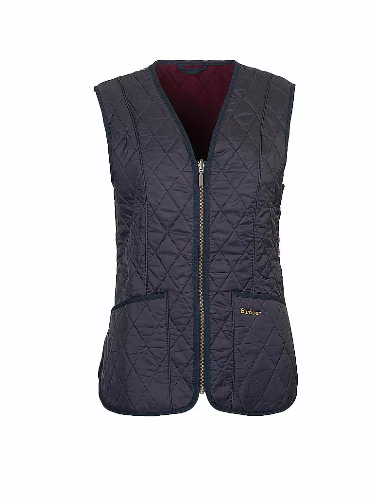 BARBOUR | Gilet trapuntato FLEECE BETTY | Blu scuro