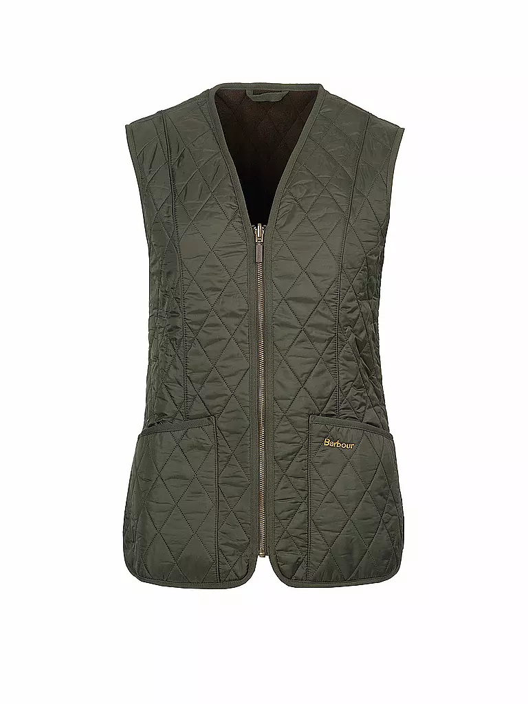 BARBOUR | Gilet trapuntato FLEECE BETTY | Oliva