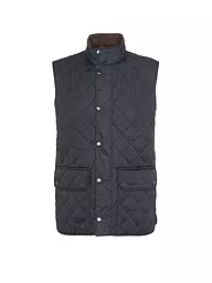 BARBOUR | Gilet trapuntato LOWERDALE | Blu scuro