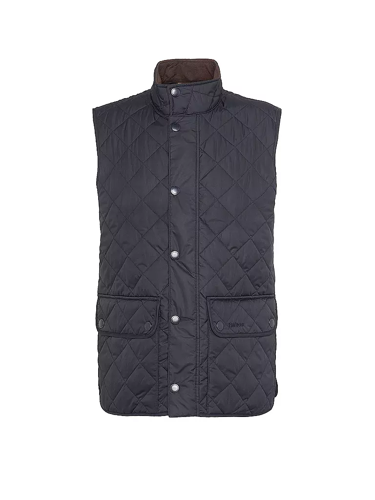 BARBOUR | Gilet trapuntato LOWERDALE | Blu scuro