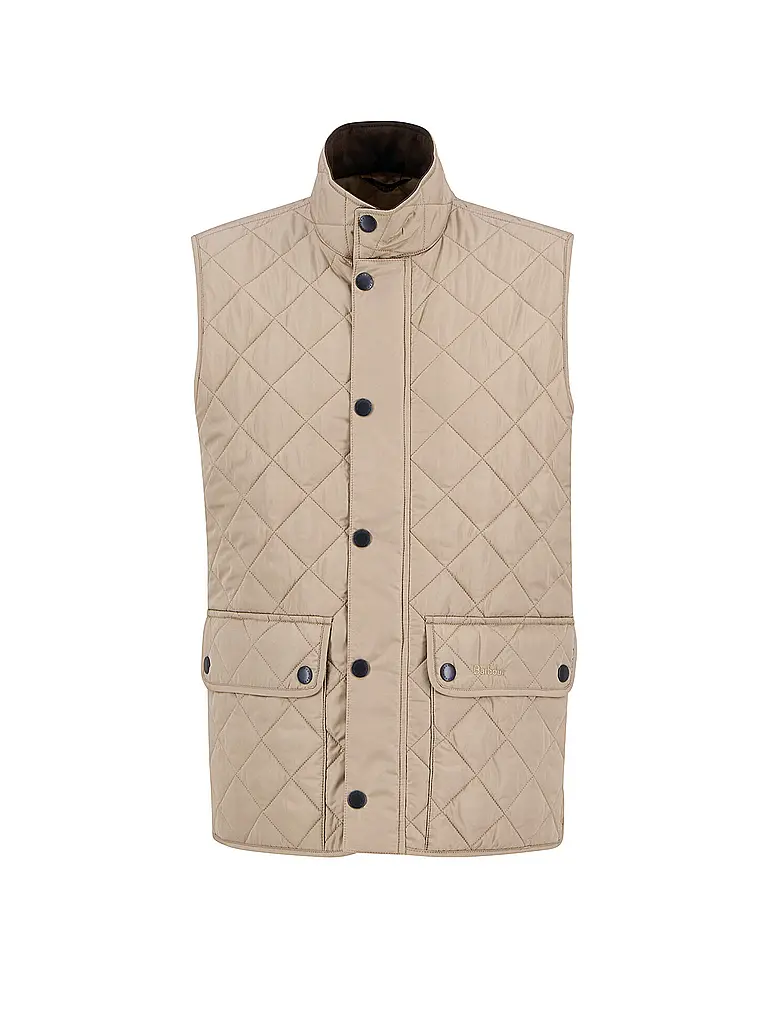 BARBOUR | Gilet trapuntato LOWERDALE | Beige