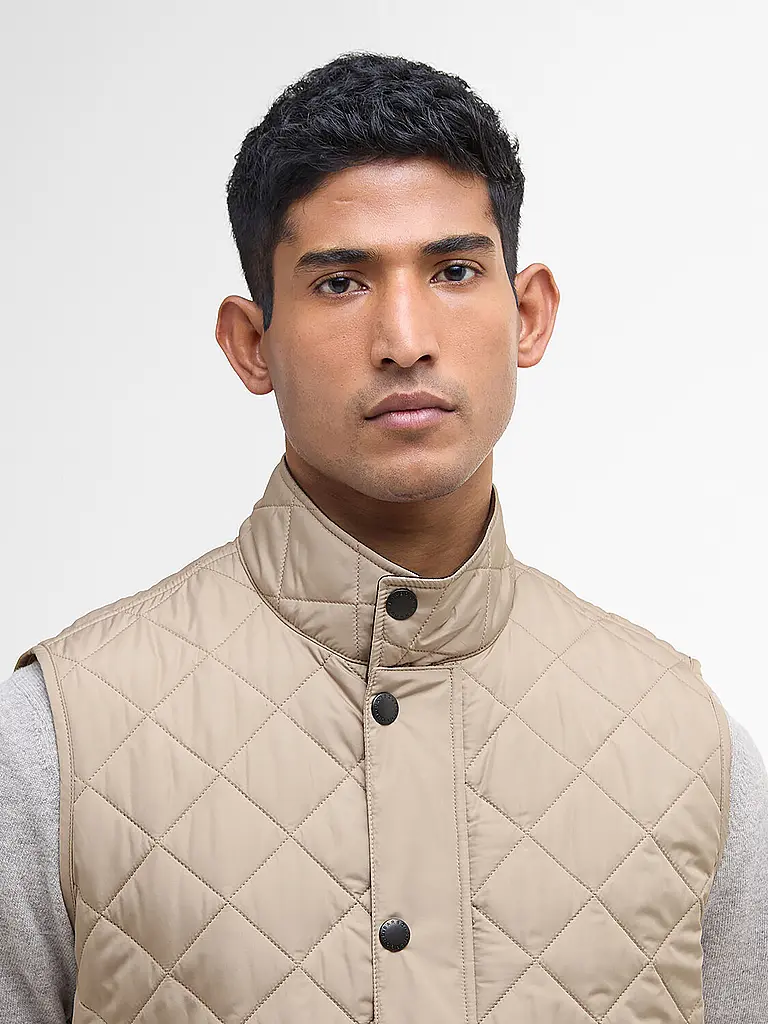 BARBOUR | Gilet trapuntato LOWERDALE | Beige