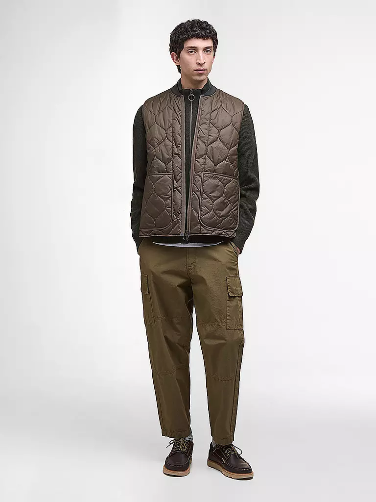 BARBOUR | Gilet trapuntato | Oliva