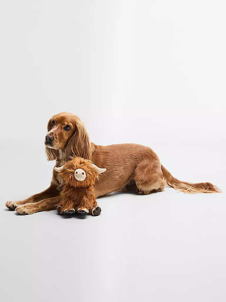 BARBOUR | Giocattolo per cani HIGHLAND COW | Marrone