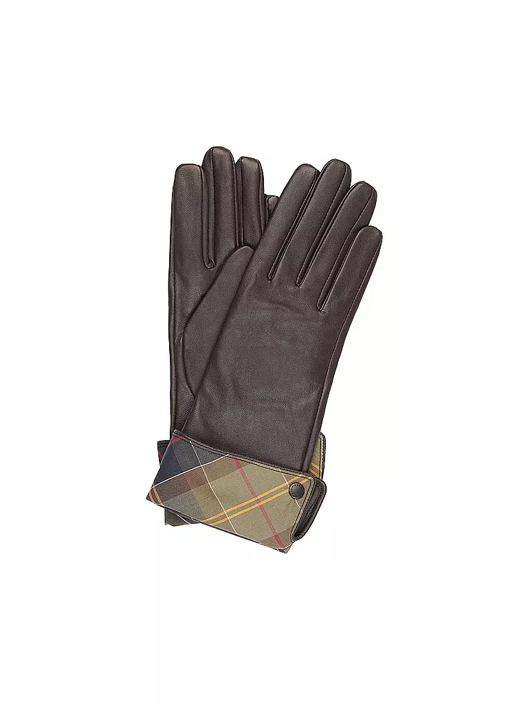 BARBOUR | Guanti in pelle LADY JANE | Marrone