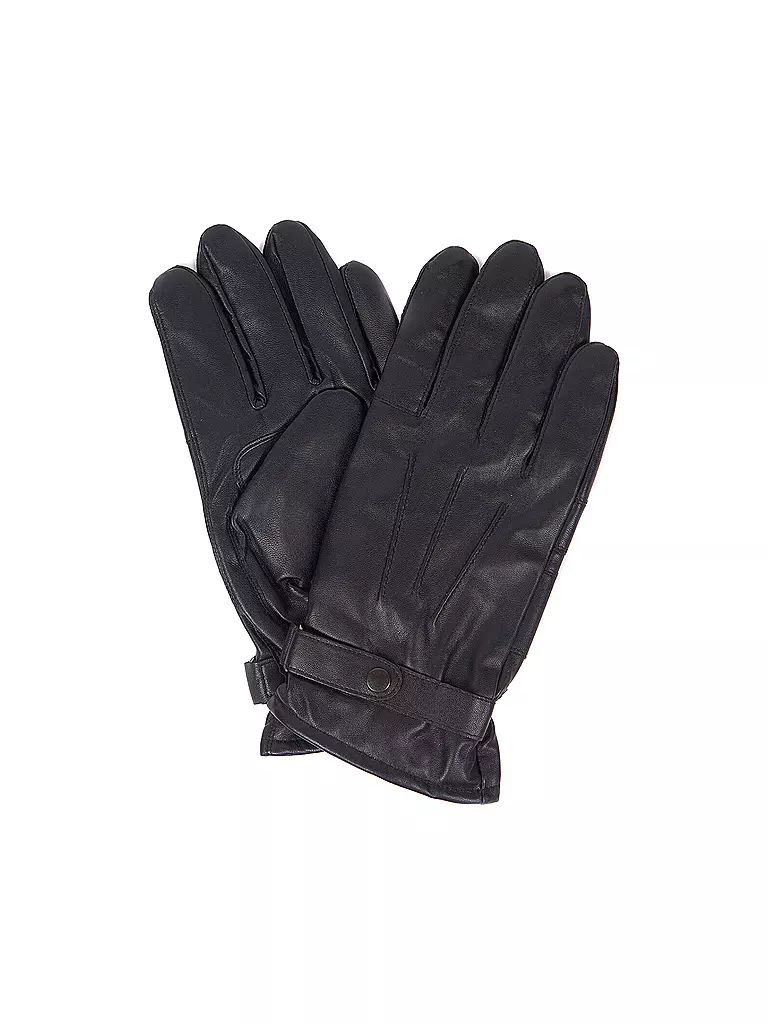 BARBOUR | Guanti in pelle | Nero