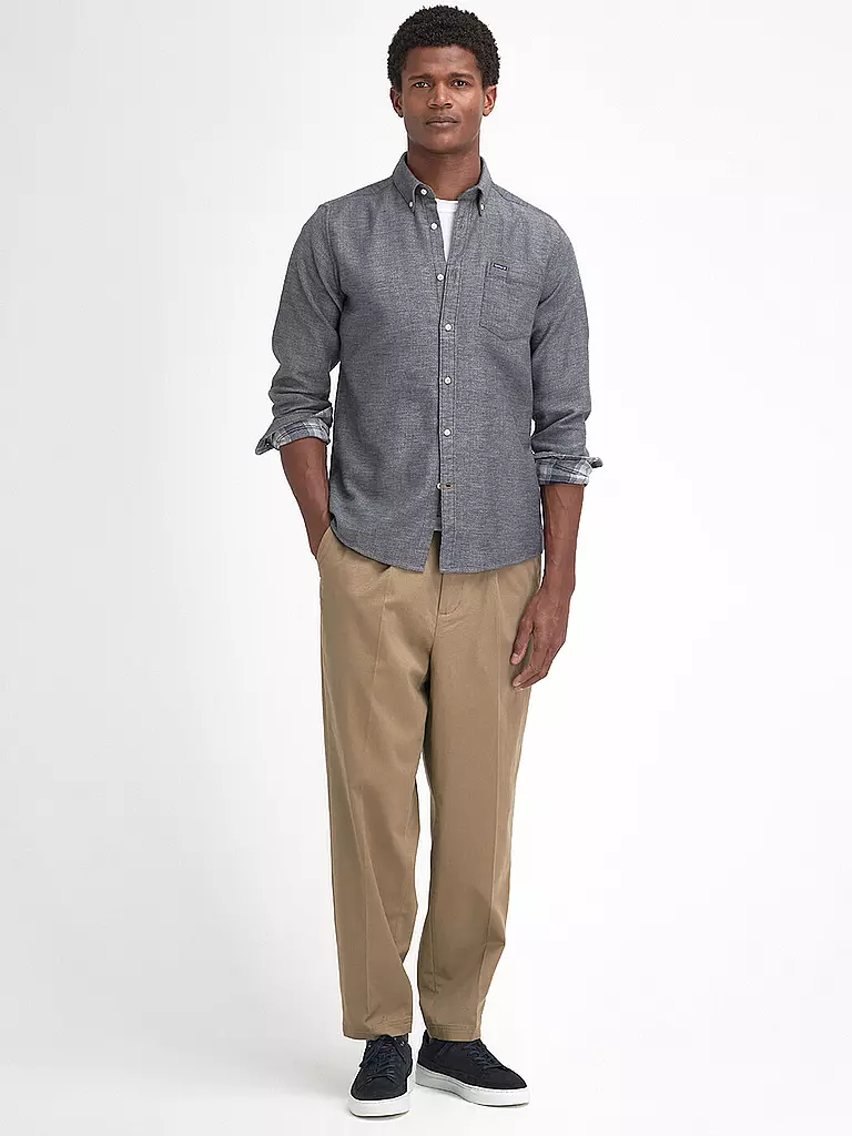 BARBOUR | Hemd BUCKLEY Tailored Fit | Grigio