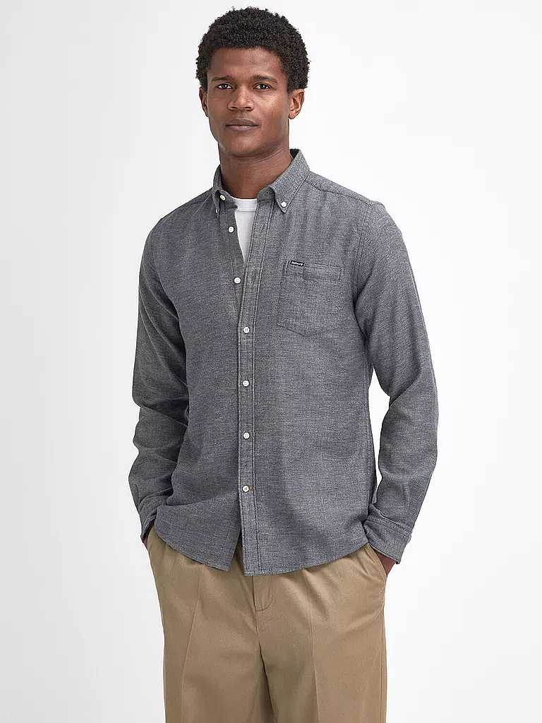 BARBOUR | Hemd BUCKLEY Tailored Fit | Grigio