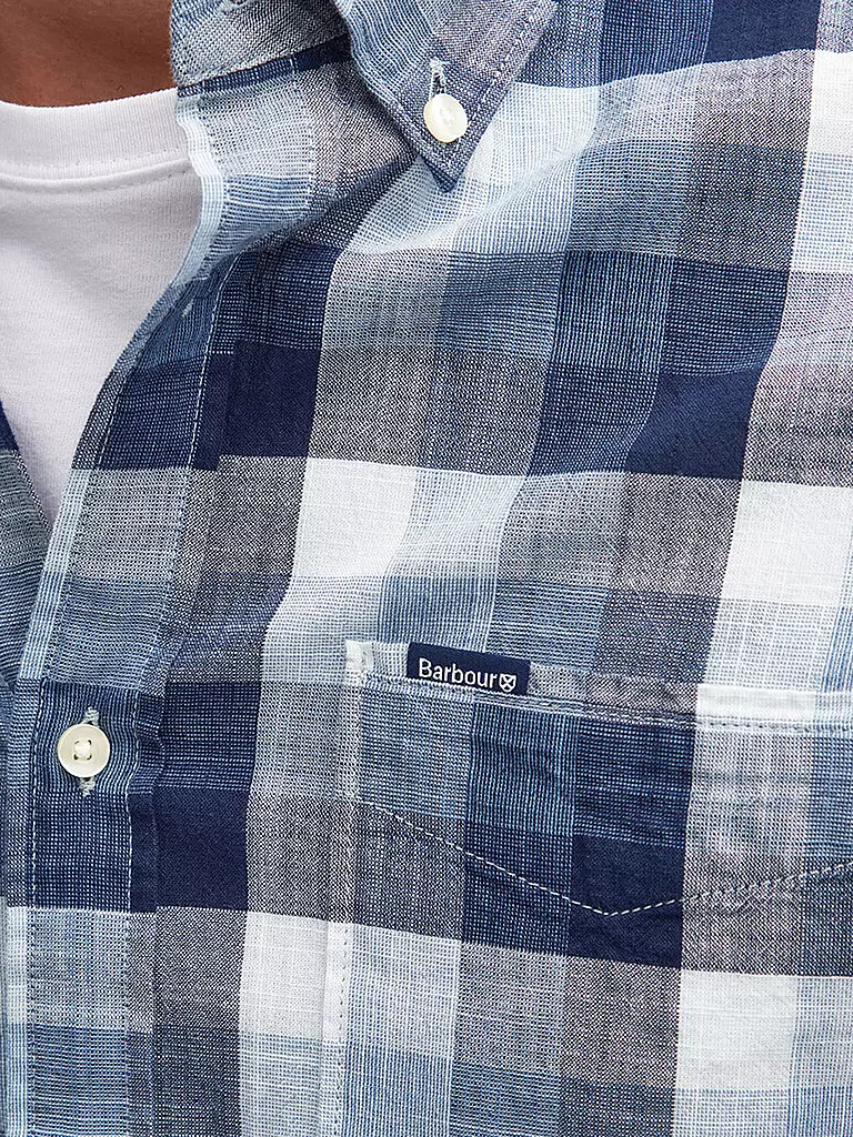 BARBOUR | Hemd Tailord Fit HILLROAD | Blu