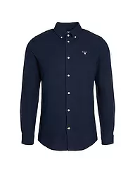 BARBOUR | Hemd Tailored Fit | Blu scuro