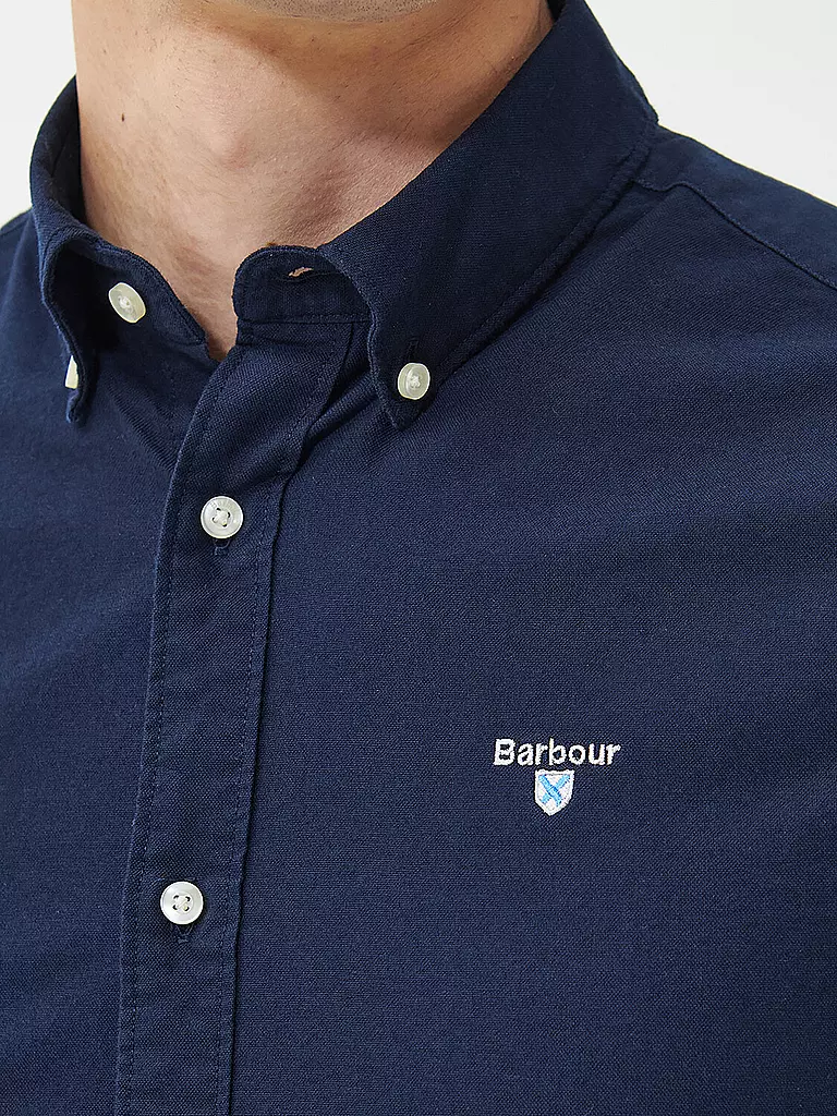 BARBOUR | Hemd Tailored Fit | Blu scuro