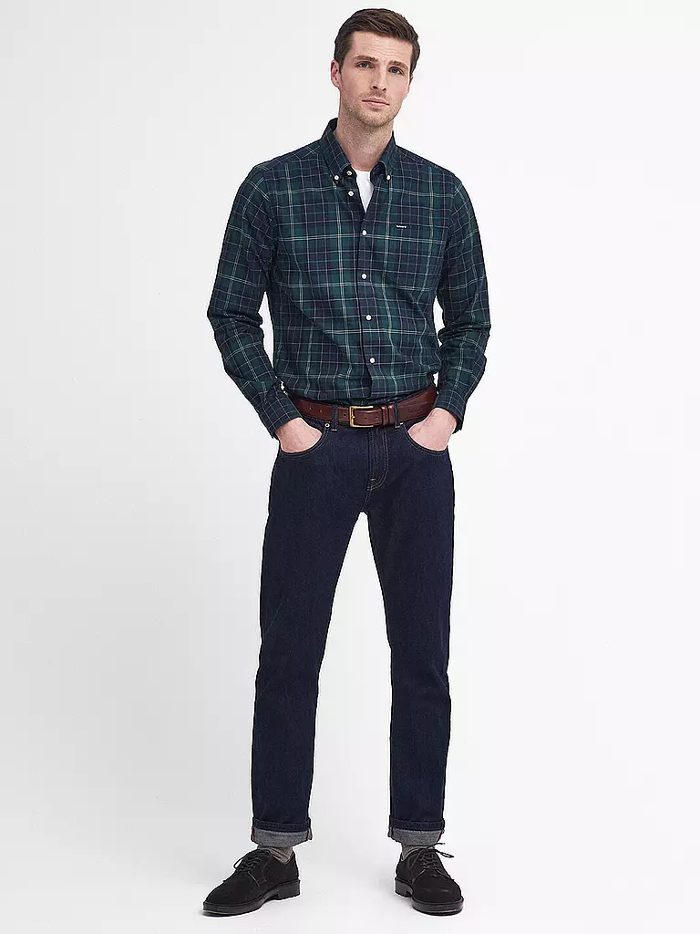 BARBOUR | Hemd WETHEREM | Blu scuro