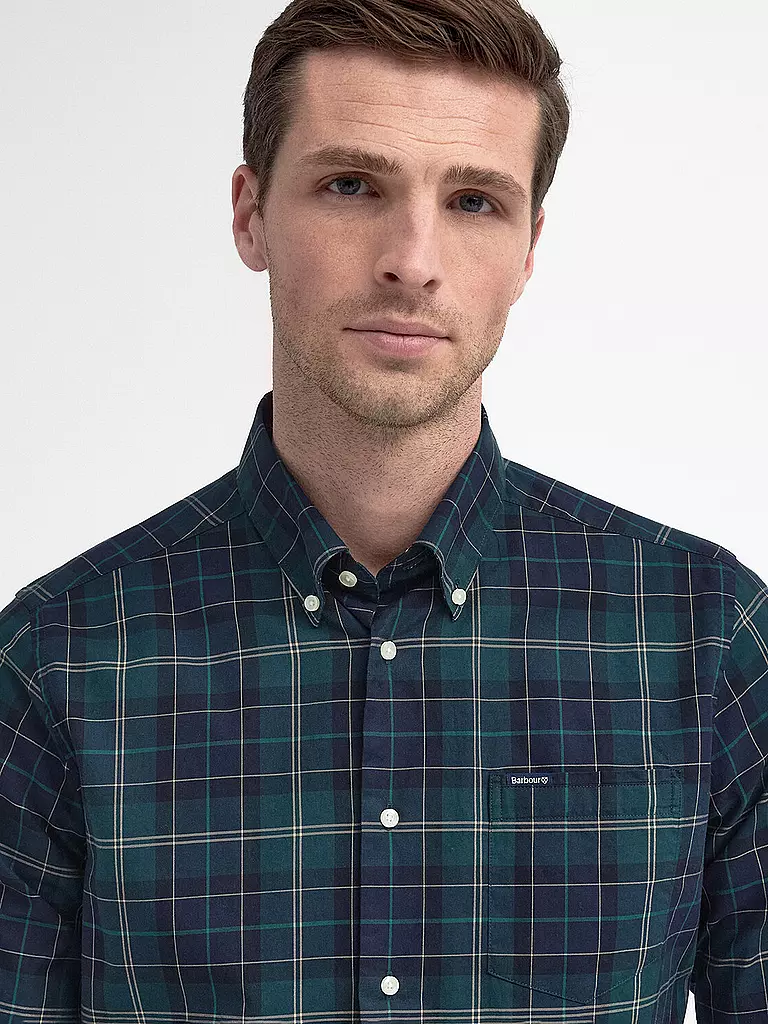 BARBOUR | Hemd WETHEREM | Blu scuro