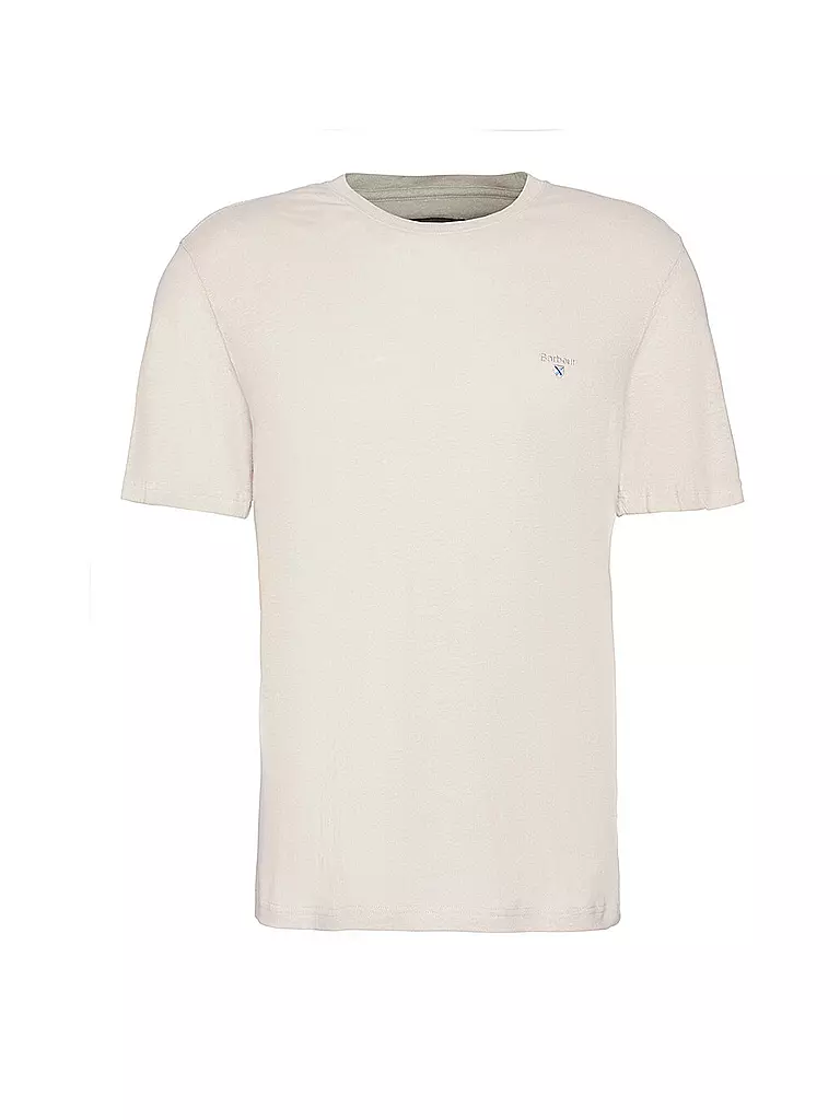 BARBOUR | Leinen T-Shirt CLIFFE | Beige