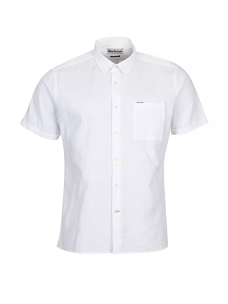BARBOUR | Leinenhemd NELSON  | Bianco