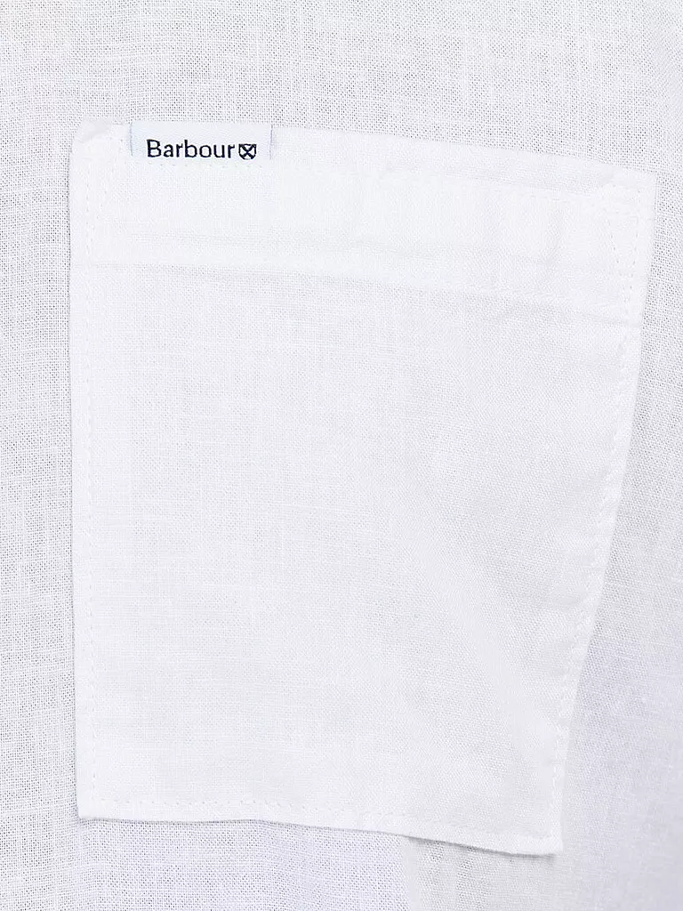 BARBOUR | Leinenhemd NELSON  | Bianco