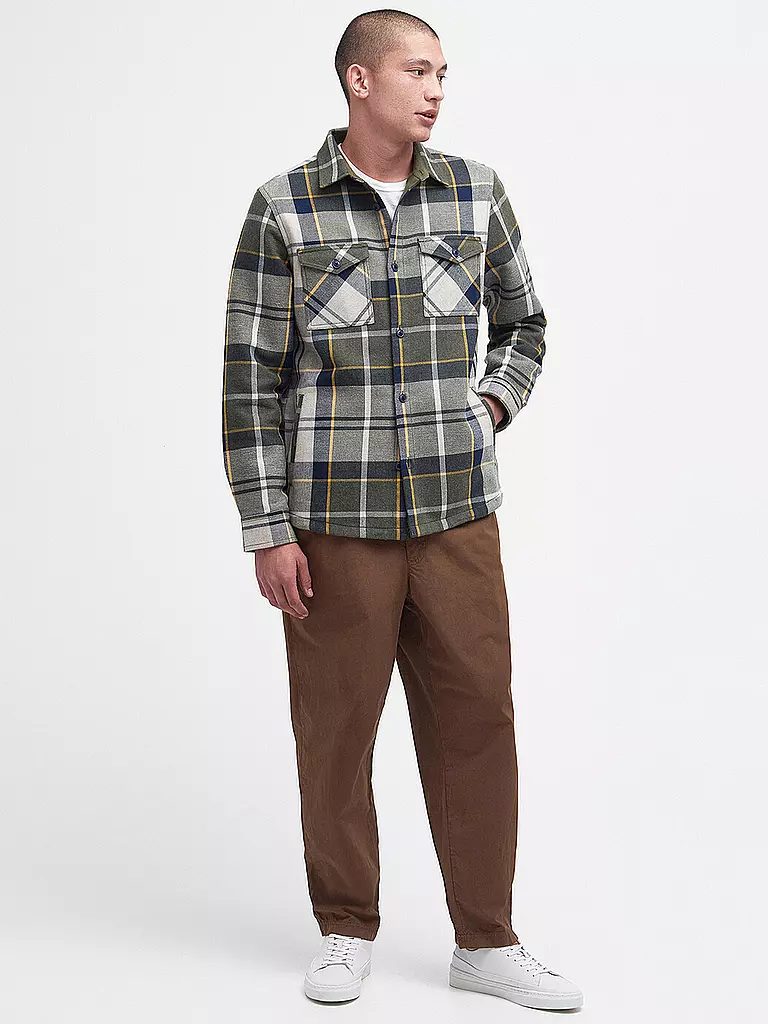 BARBOUR | Overshirt CANNICH | Verde scuro