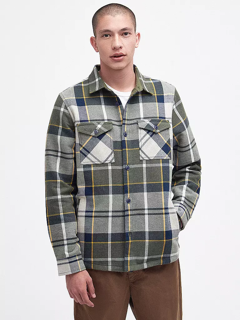 BARBOUR | Overshirt CANNICH | Verde scuro