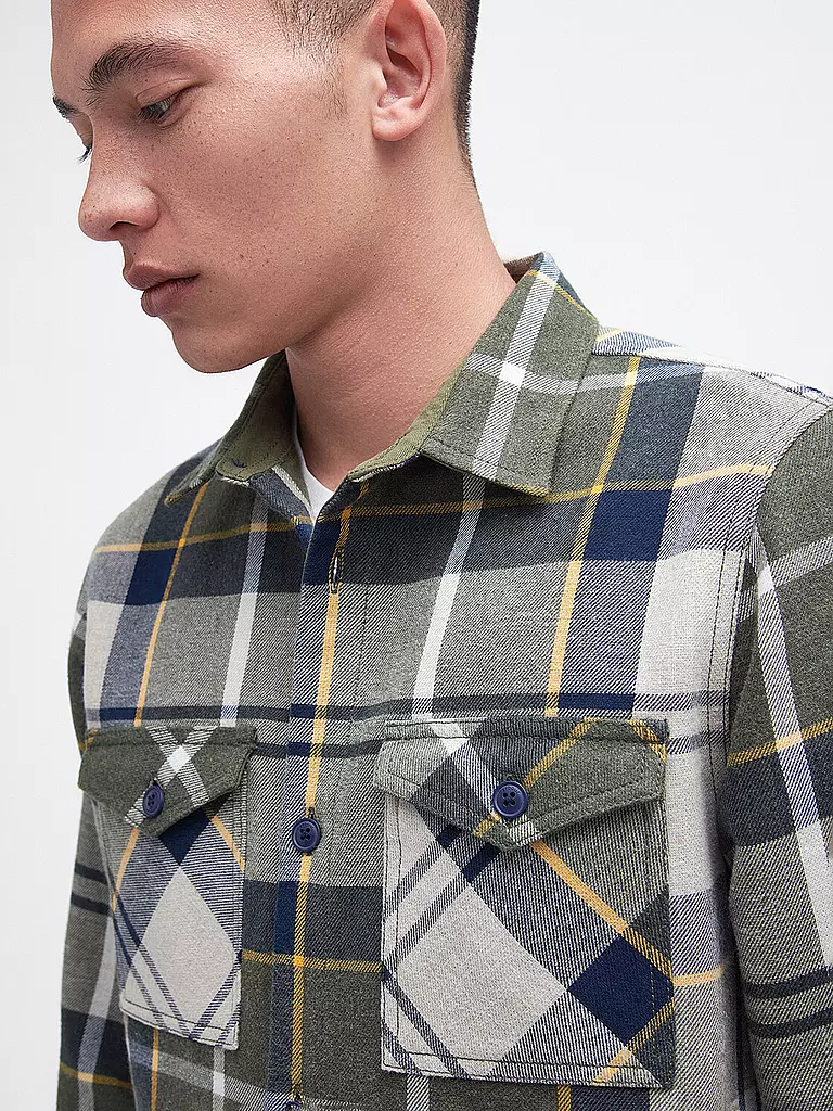 BARBOUR | Overshirt CANNICH | Verde scuro