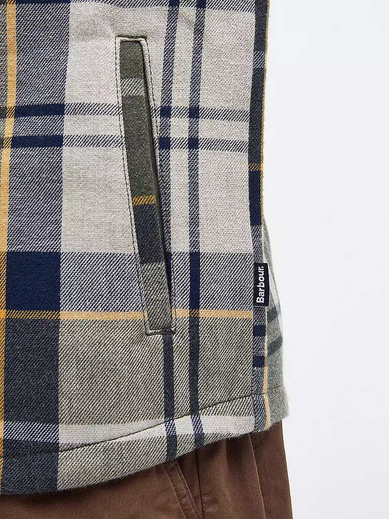 BARBOUR | Overshirt CANNICH | Verde scuro
