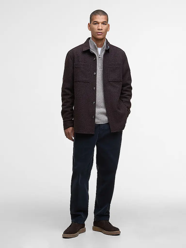 BARBOUR | Overshirt MARLOW | Marrone