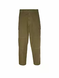 BARBOUR | Pantaloni cargo relaxed fit | Oliva