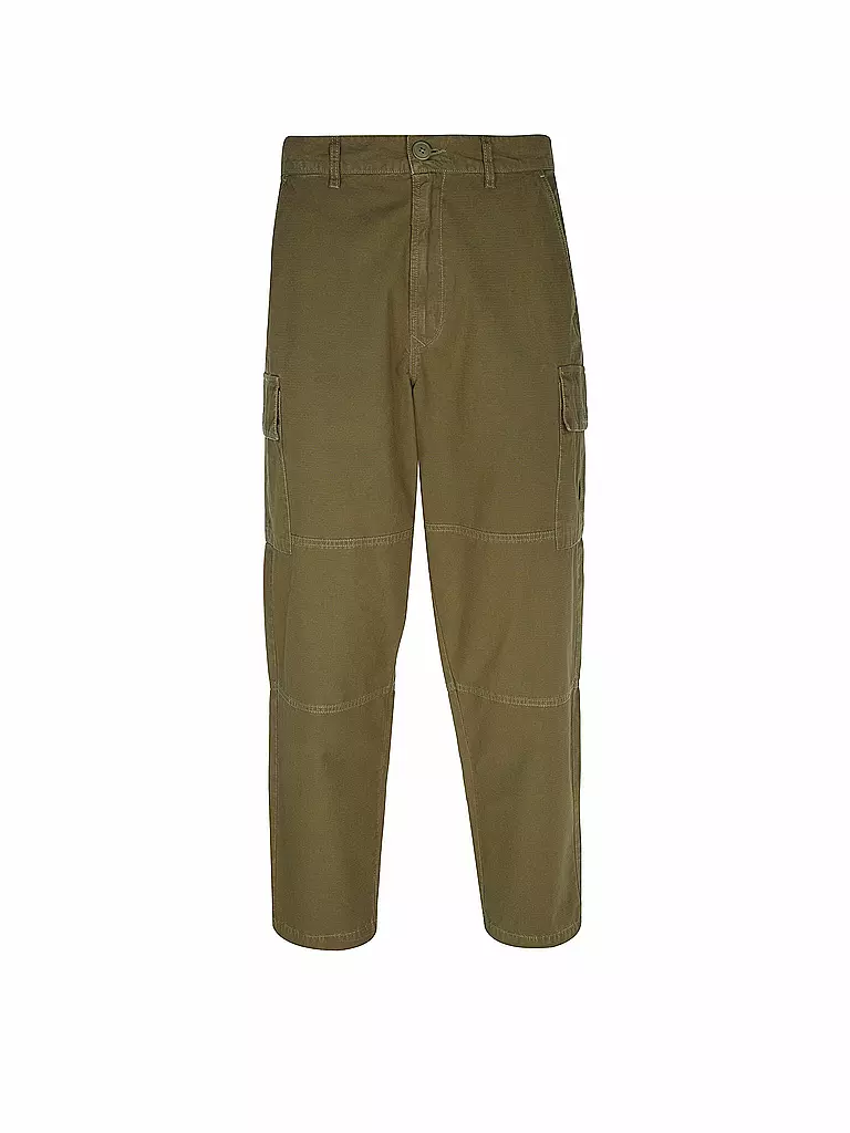 BARBOUR | Pantaloni cargo relaxed fit | Oliva