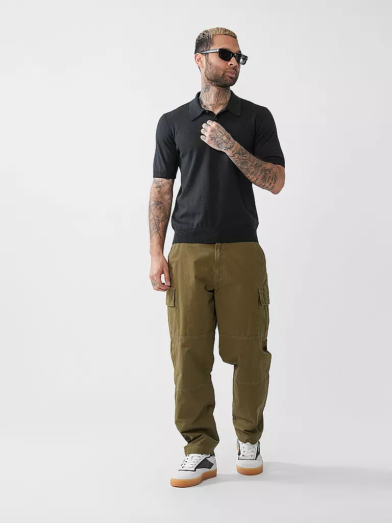 BARBOUR | Pantaloni cargo relaxed fit | Oliva