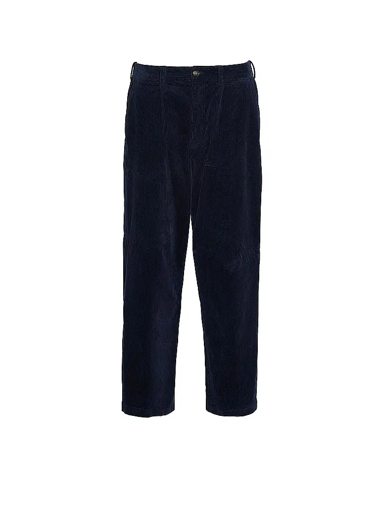 BARBOUR | Pantaloni di velluto a coste  Relaxed Fit | Blu scuro