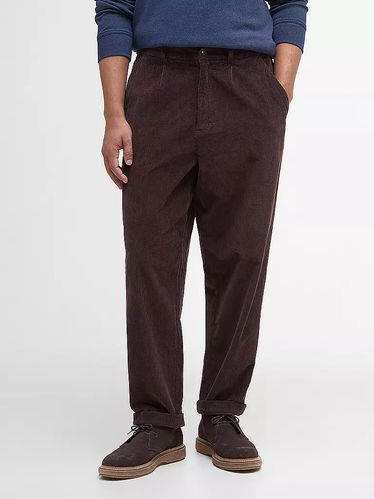 BARBOUR | Pantaloni di velluto a coste relaxed fit | 