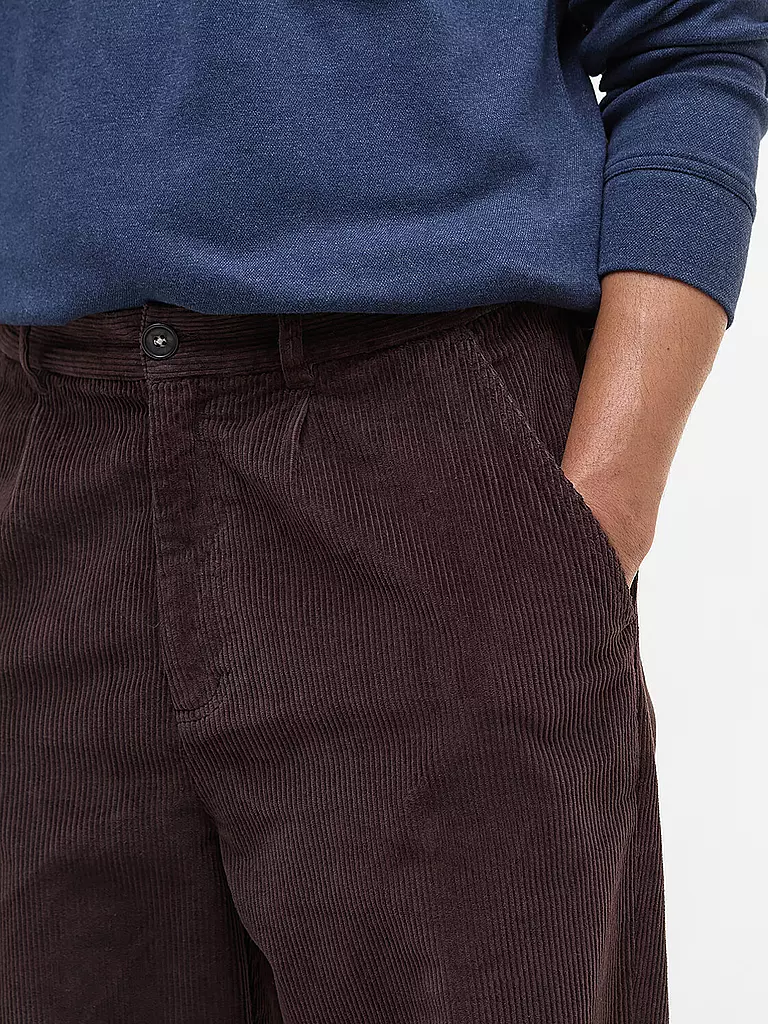 BARBOUR | Pantaloni di velluto a coste relaxed fit | 