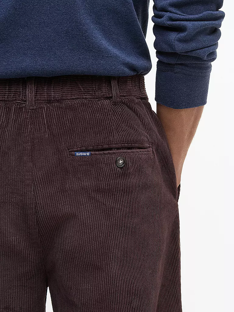 BARBOUR | Pantaloni di velluto a coste relaxed fit | 