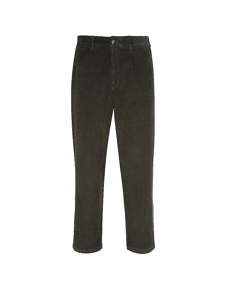 BARBOUR | Pantaloni in velluto a coste relaxed fit | Oliva