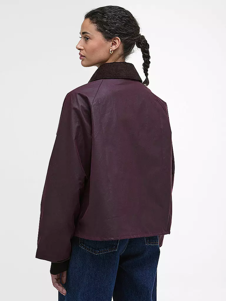 BARBOUR | Parka ARLENE WAX | Rosso scuro