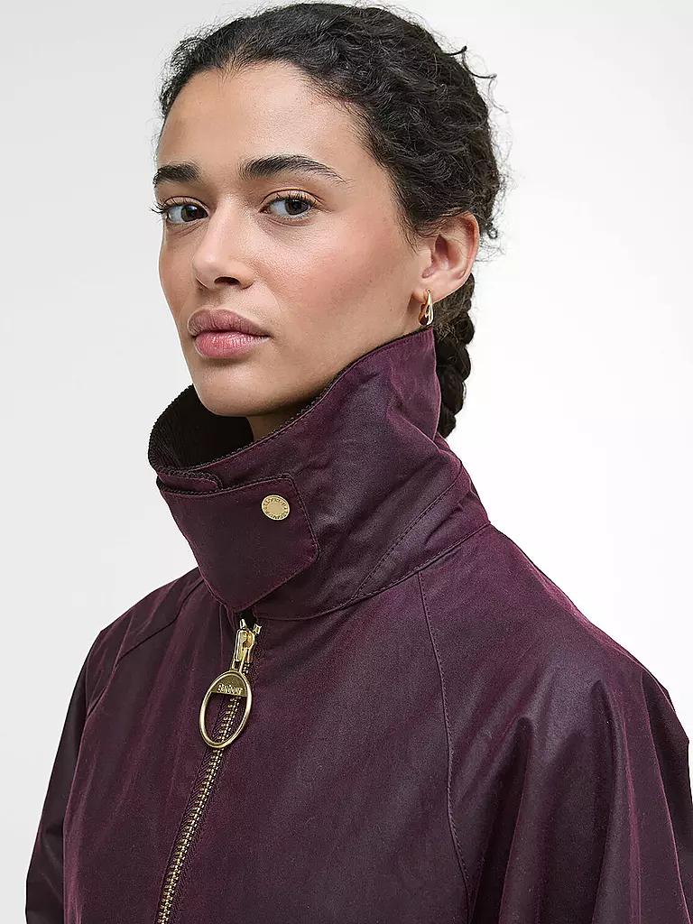 BARBOUR | Parka ARLENE WAX | Rosso scuro