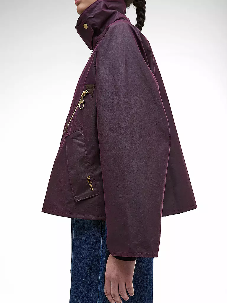 BARBOUR | Parka ARLENE WAX | Rosso scuro