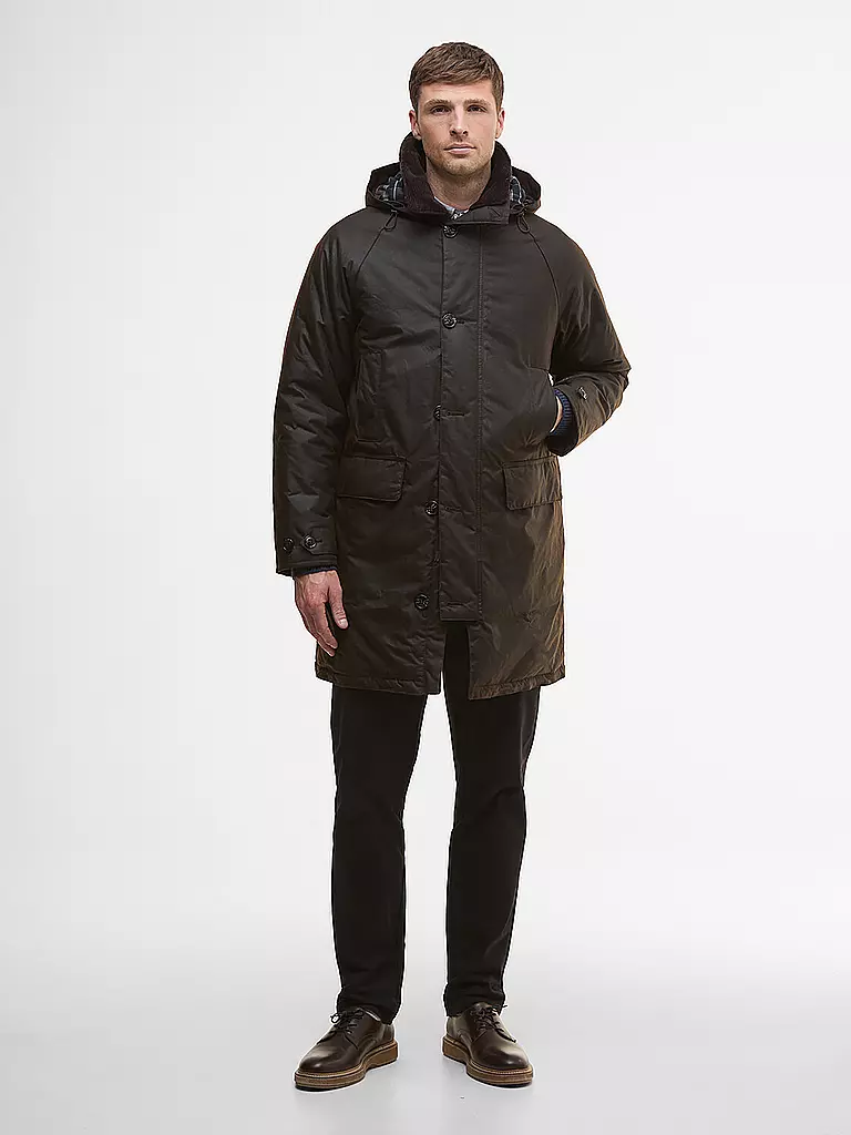 BARBOUR | Parka BEAUDALE WAX | Marrone